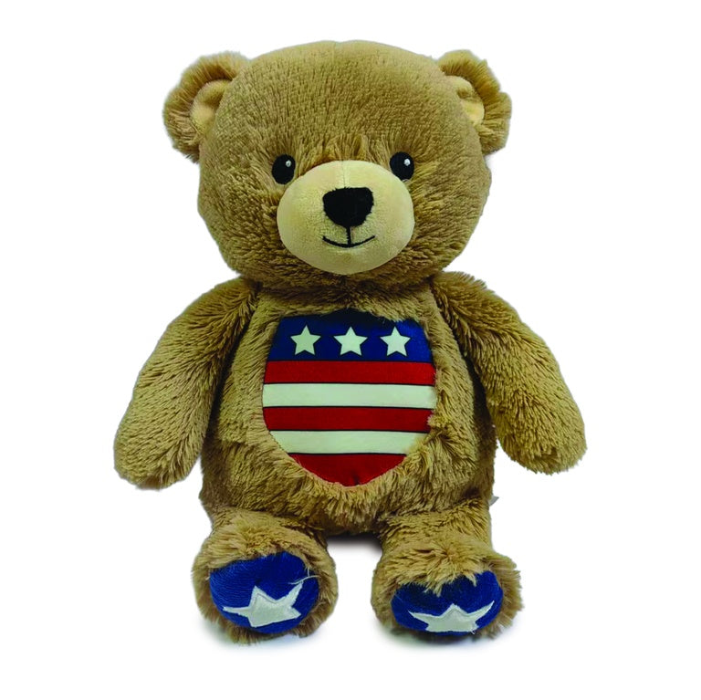 Warmies Regular - USA Themed Bear