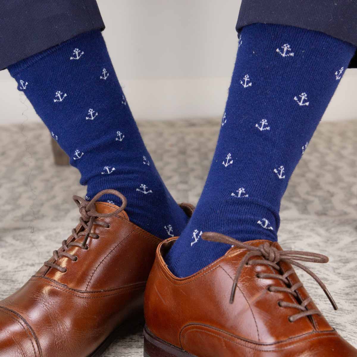 Men's Anchor Socks - Ascension Golf Carts, LLC