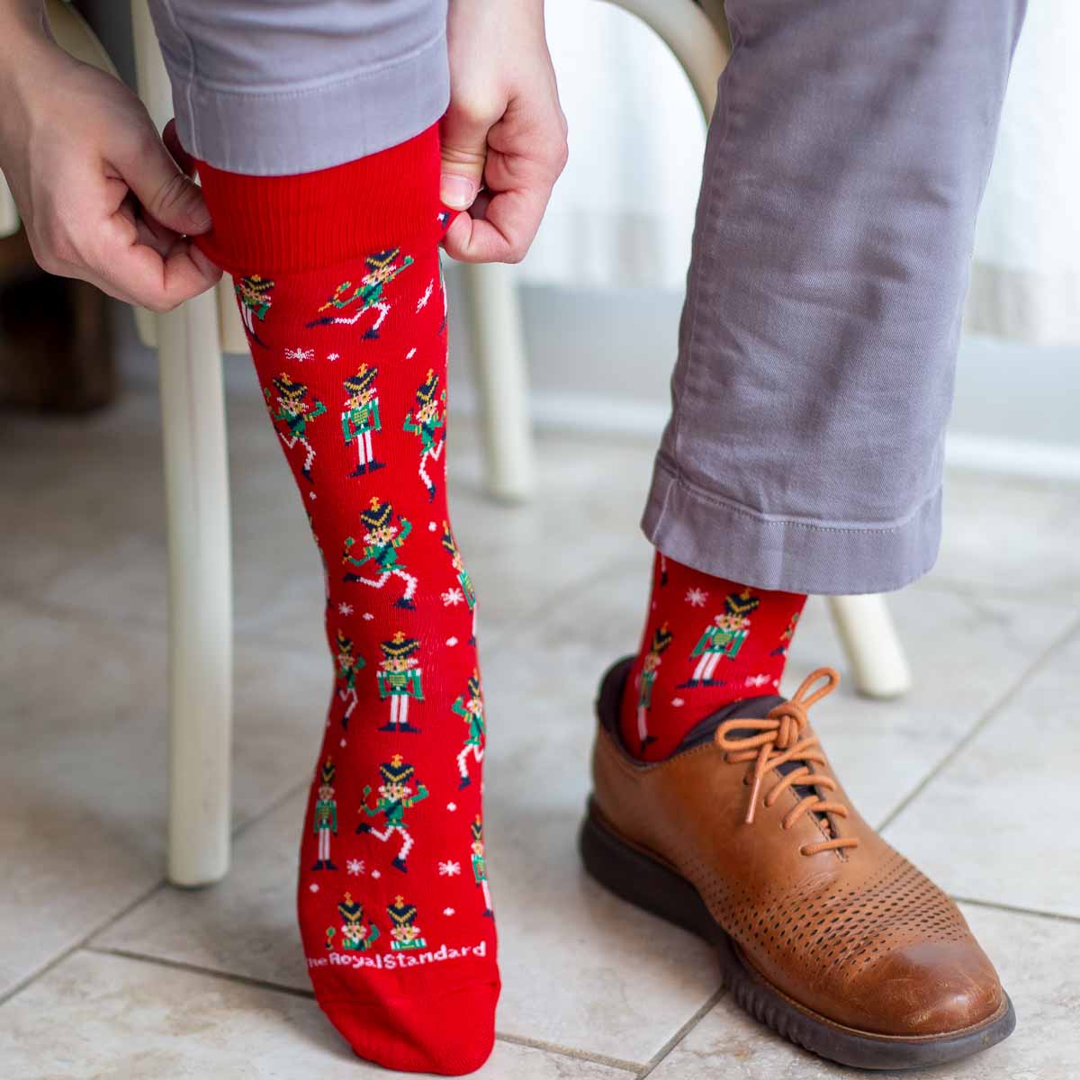 Men's Dancing Nutcracker Socks - Ascension Golf Carts, LLC