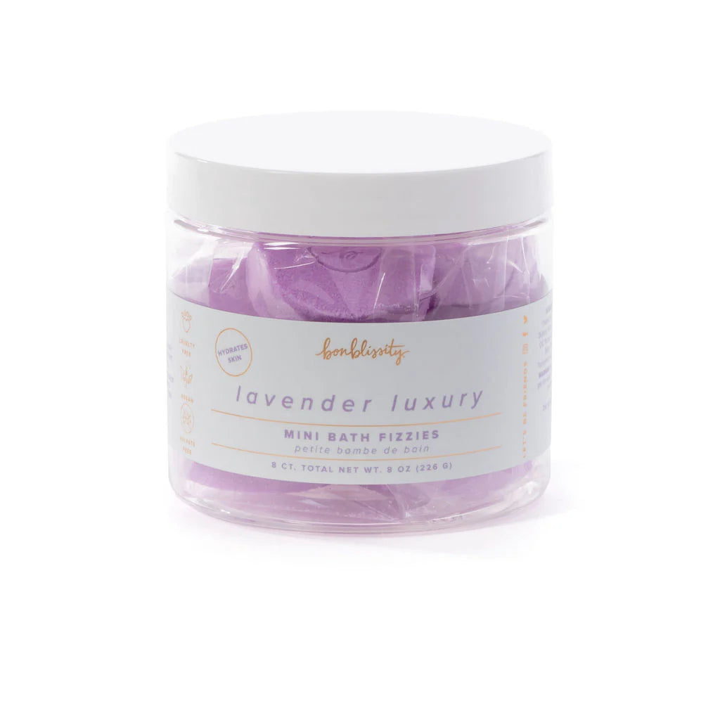 Bonblissity - Mini Bath Fizzies - Lavender Luxury