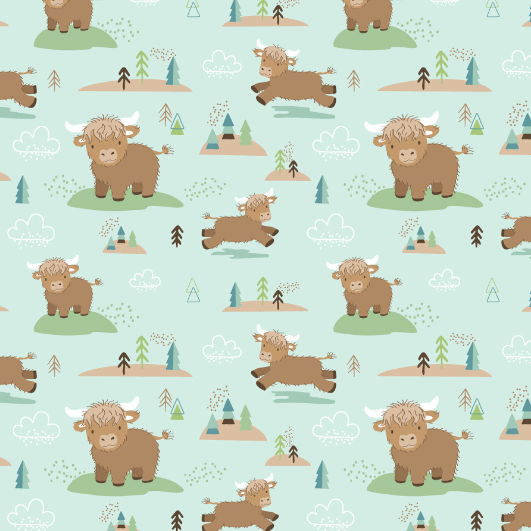 Hetty Highland Cow Character Blanket