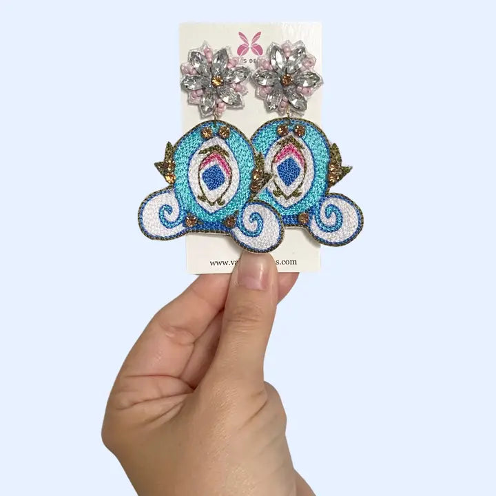 Cinderella Carriage Earrings