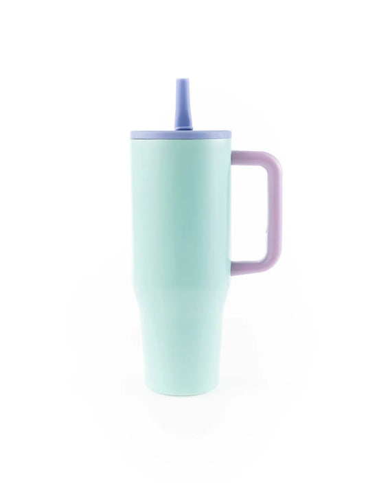 MS - Colorblock 40 oz. Tumbler - Aqua