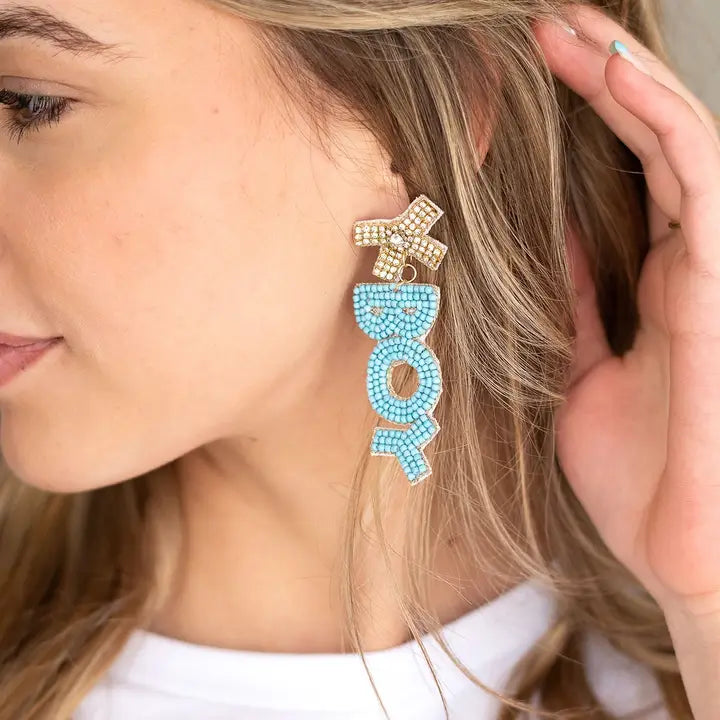 It's A Boy Earrings
