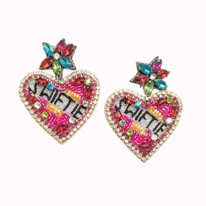 Swiftie Heart Earrings