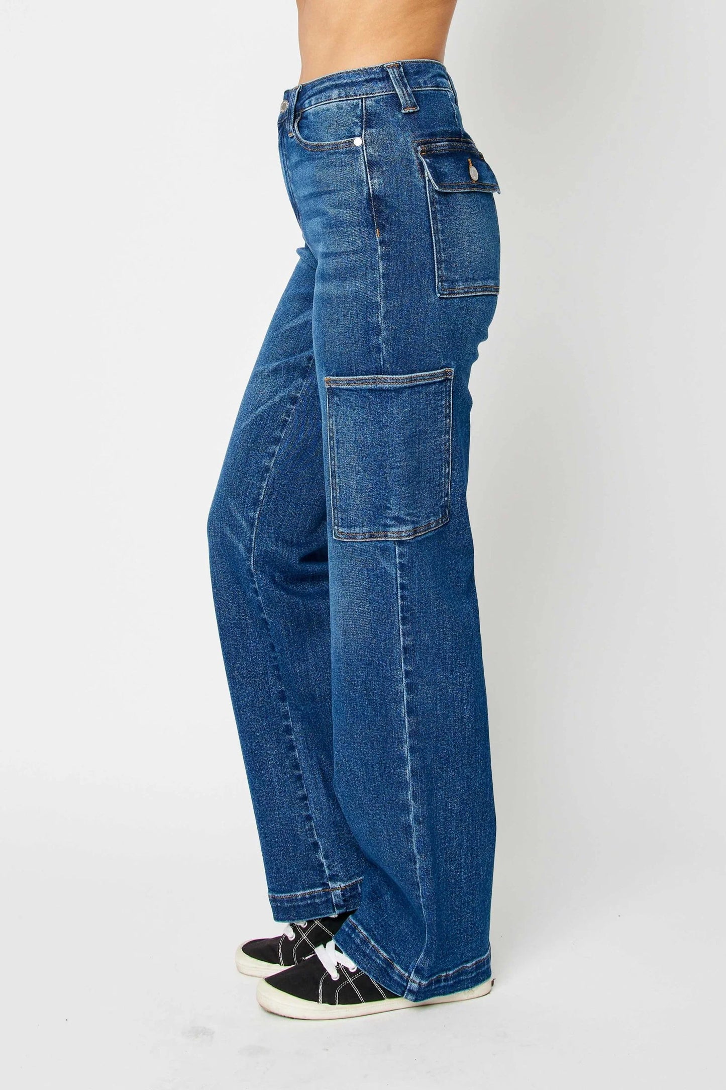 Judy Blue High Waist Cargo Jeans - Ascension Golf Carts, LLC