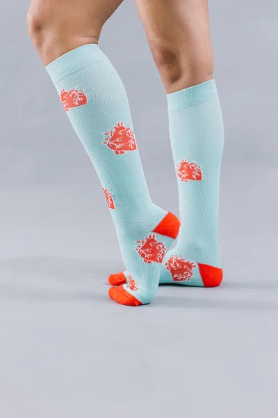 Anatomical Heart Compression Socks (L/XL) - Ascension Golf Carts, LLC