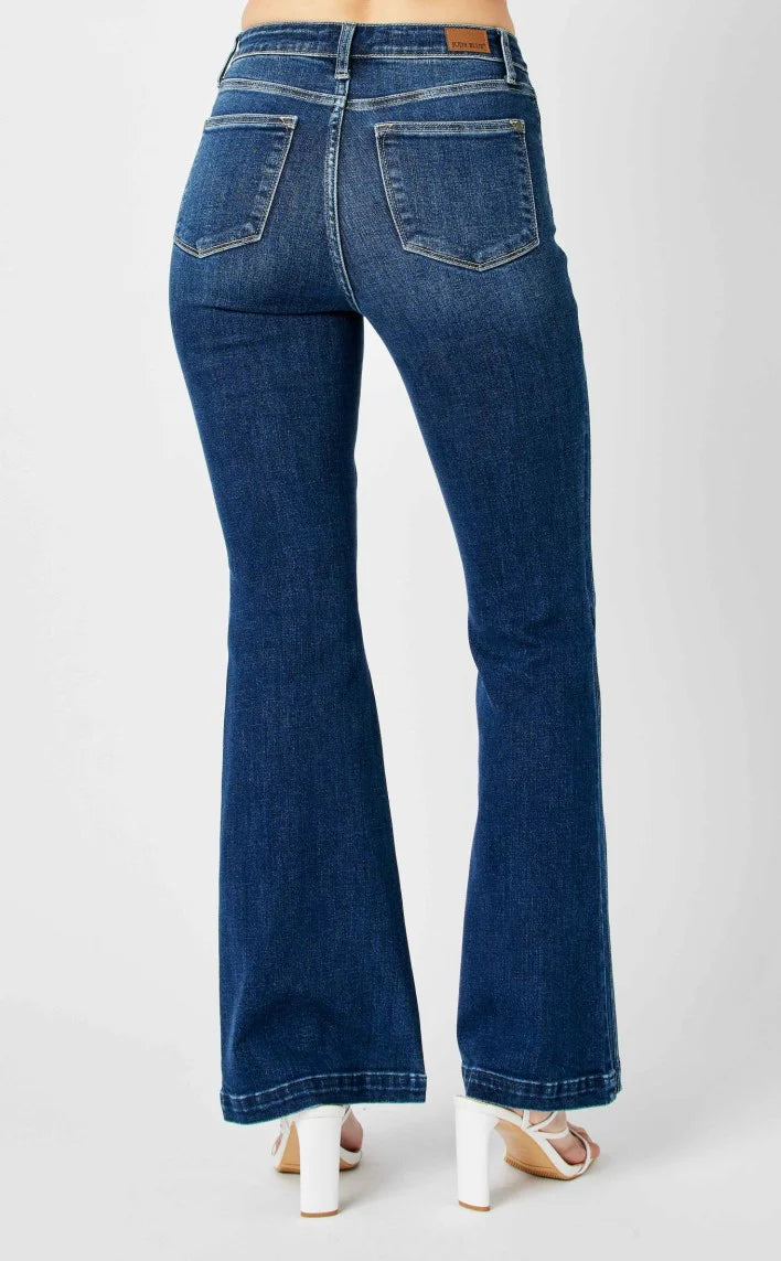 Judy Blue High Waist Angled Side Seam Flare