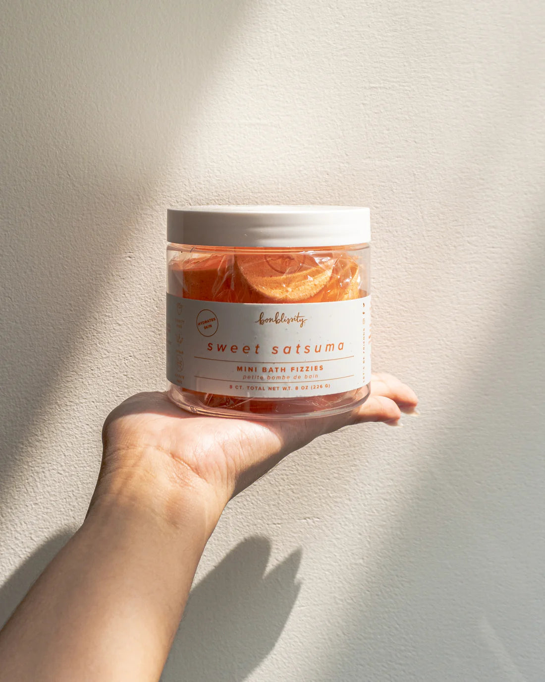 Bonblissity - Mini Bath Fizzies - Sweet Satsuma