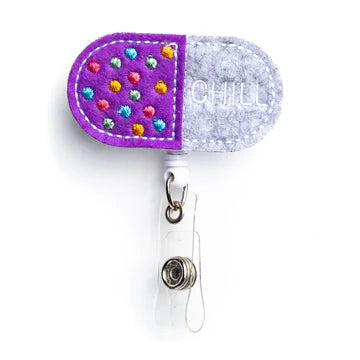 Chill Pill Badge Reel - Ascension Golf Carts, LLC