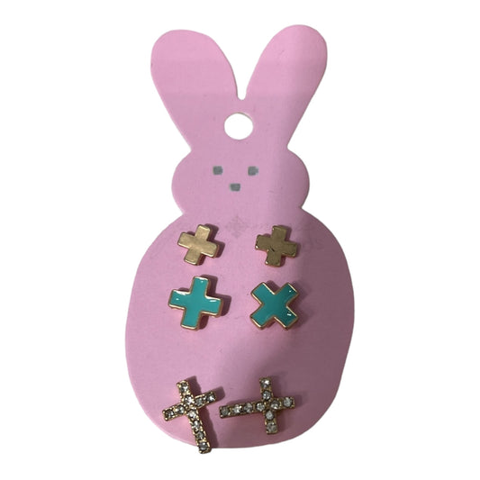 Easter Crosses Stud Trios