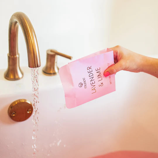 Musee - Lavender & Lime Mini Bath Salt Soak