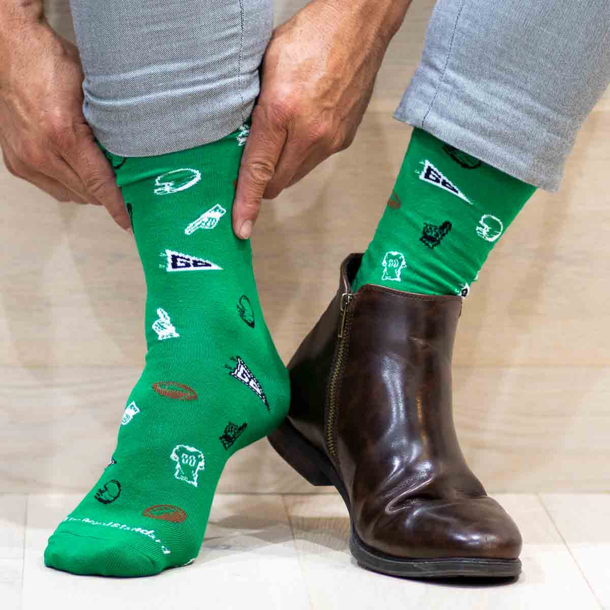 Men's Football Fan Socks - Ascension Golf Carts, LLC