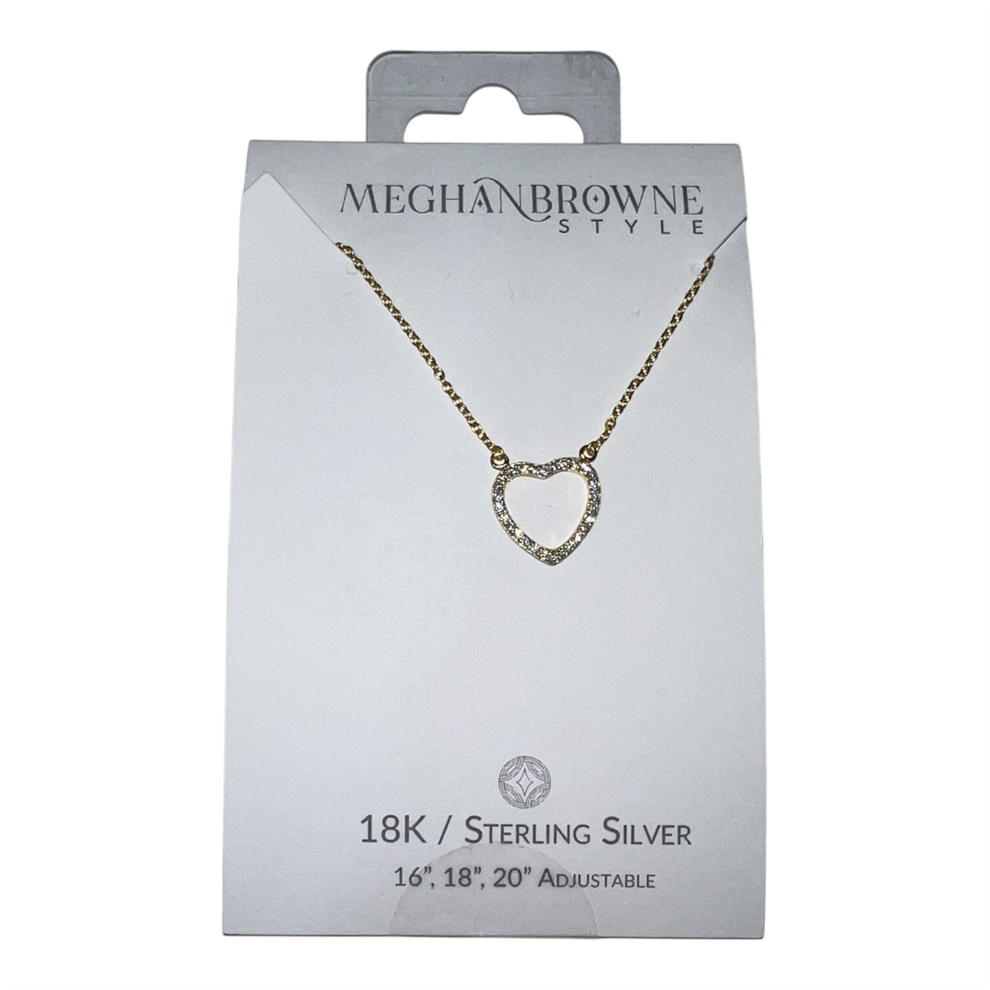 Meghan Browne - Bazzle Gold Heart Necklace