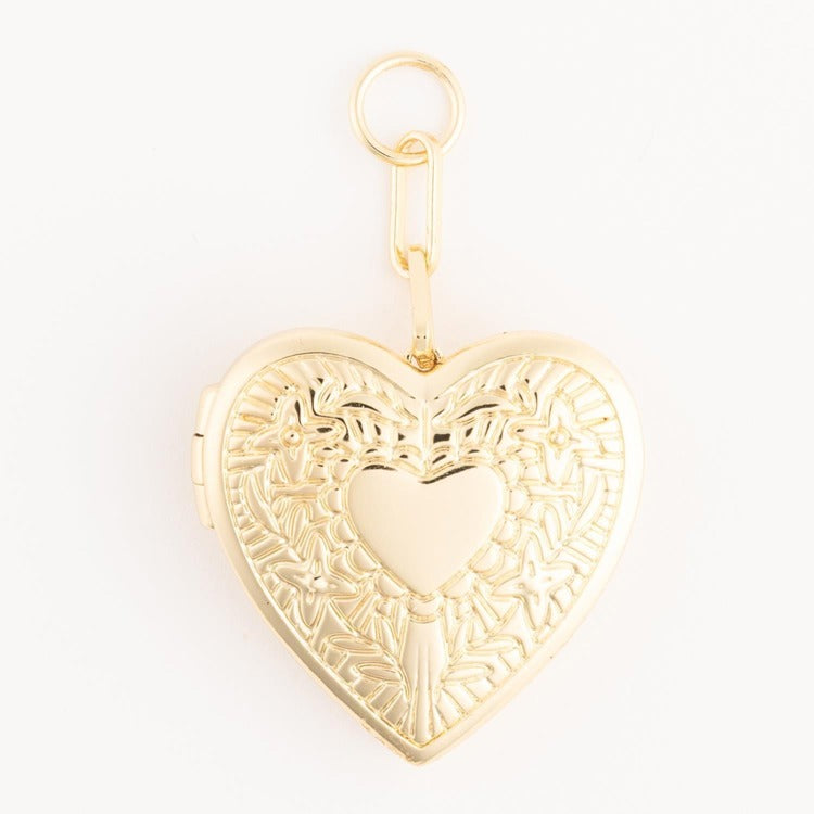 MM - Heart Locket Bag Charm