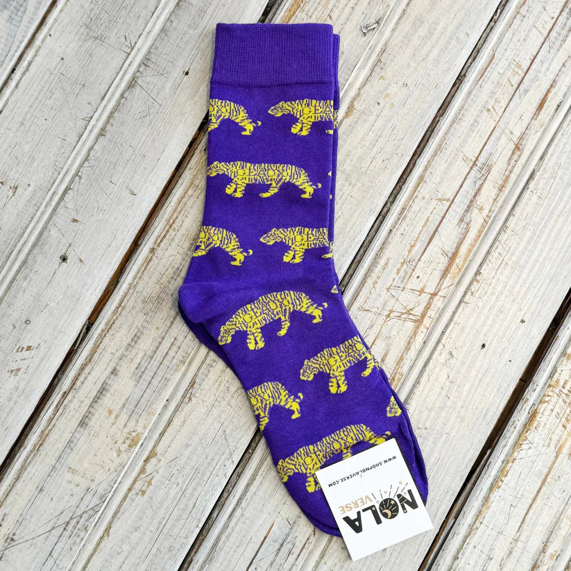 Geaux Tiger Socks