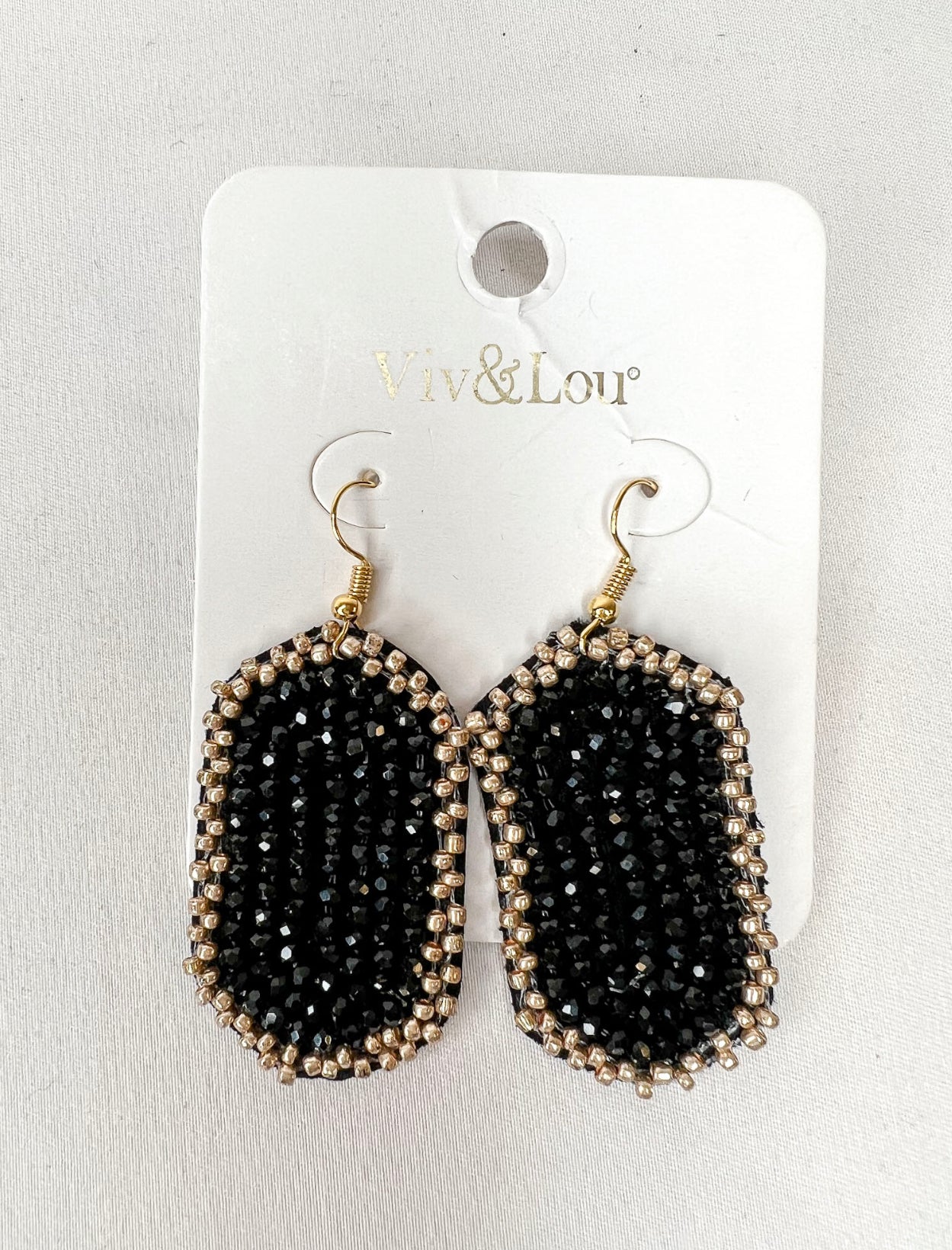 Black Lilly Earrings - Ascension Golf Carts, LLC