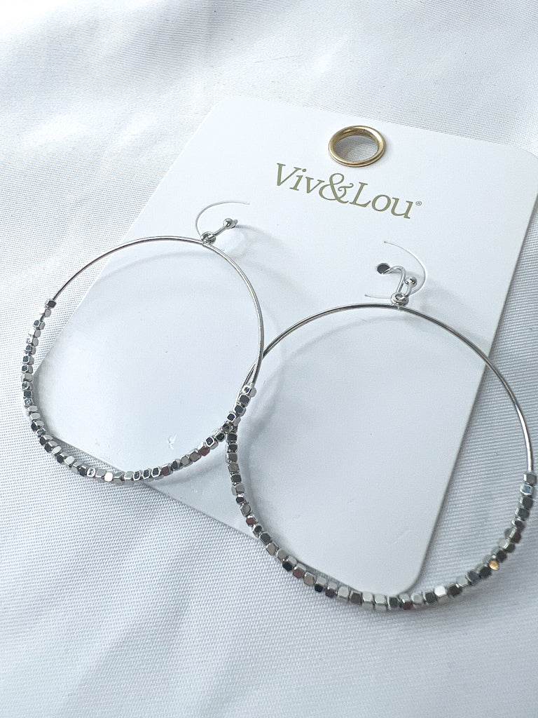 Silver Sloane Earrings - Ascension Golf Carts, LLC