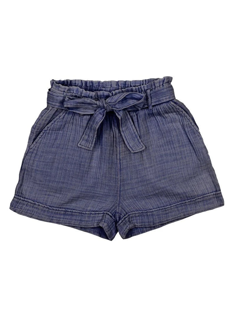 Indigo Gauze Shorts - Ascension Golf Carts, LLC