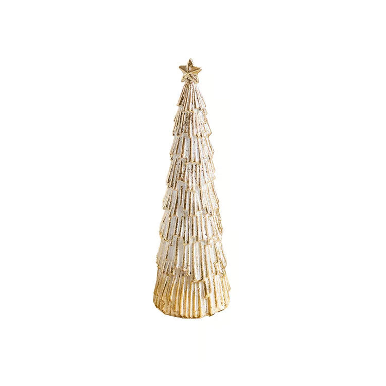MS - Large Snowy Tree Figurine