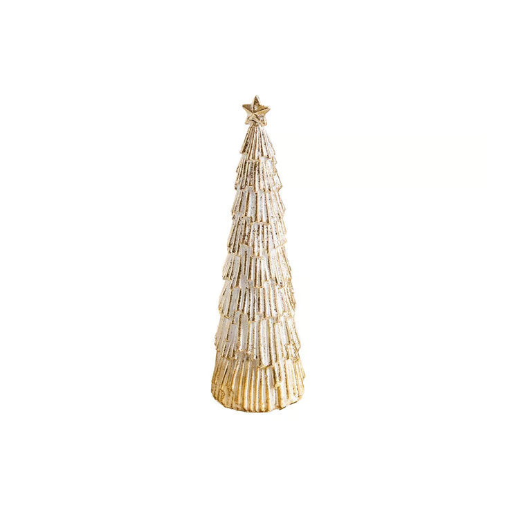 MS - Medium Snowy Tree Figurine
