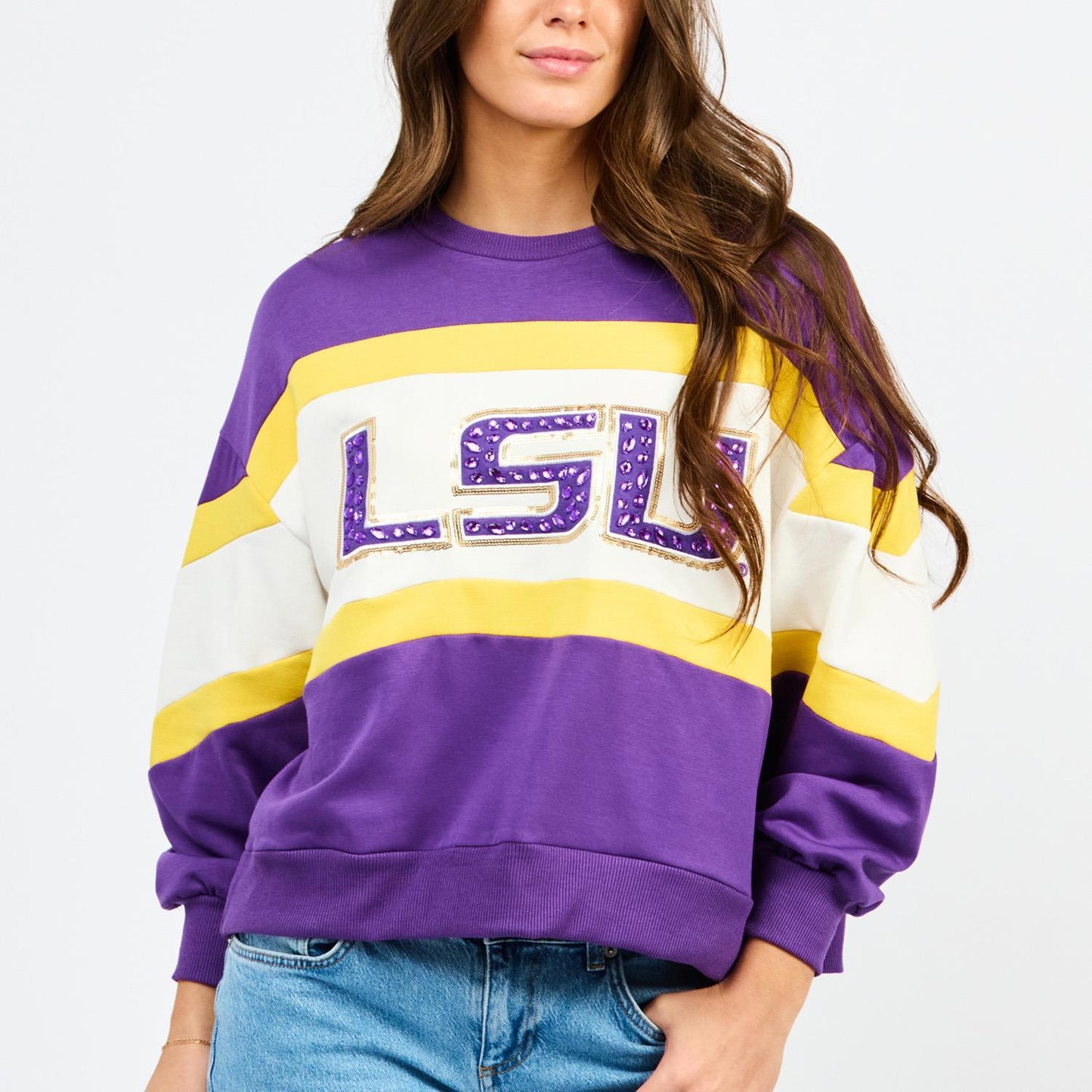 MS - Millie LSU Wide Stripe