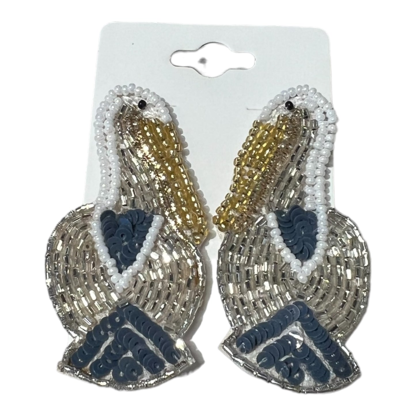 Blue Pelican Earrings