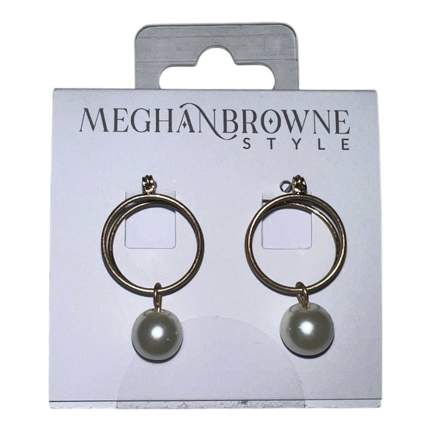 Meghan Browne - Vida Gold Pearl Earrings