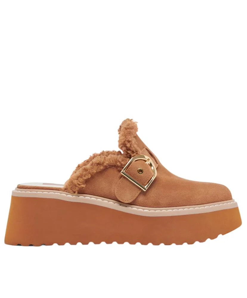 DV - Pecan Lelani Plush Flats