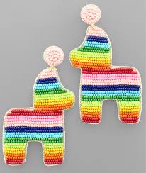 Pinata Beaded Earrings
