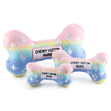 Small Pink Ombre Chewy Vuiton Bone Toy - Ascension Golf Carts, LLC