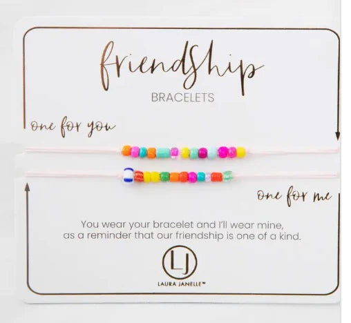 Pink Seed Bead Friendship Bracelet