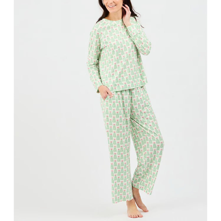 MS - Annie Women's PJ Set (LSP) - Rosy Woodlands