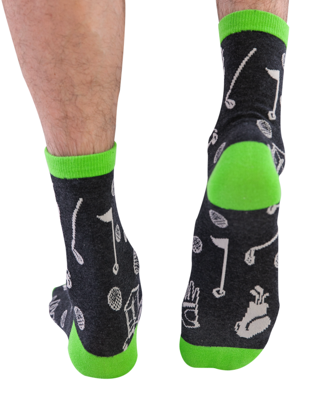 Golfers Grey Crew Sock