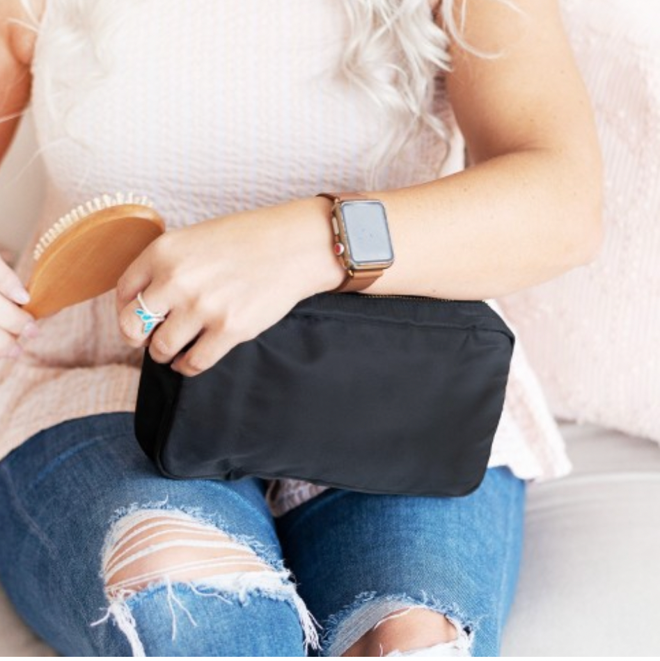 Black Logan Accessory Bag