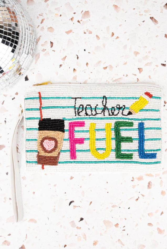 Teacher Beaded Coin Purse - Ascension Golf Carts, LLC