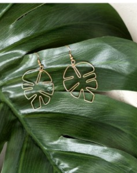 Palm Tropical Earrings