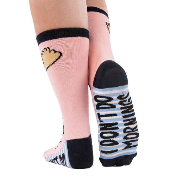 Moose Don't Do Mornings Socks