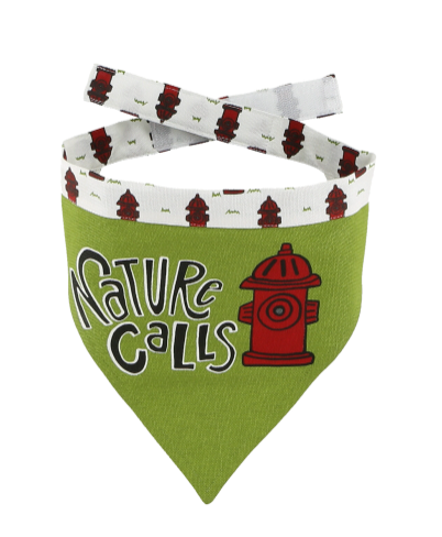 Small Nature Calls Dog Bandana