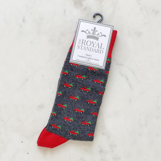 TRS - Youth - Christmas Truck Socks
