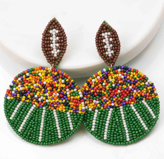 V&L - Stadium Beaded Earrings
