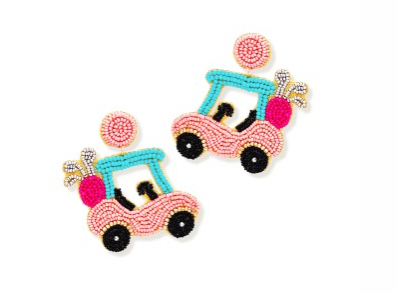 V&L - Beaded Golf Cart Earrings