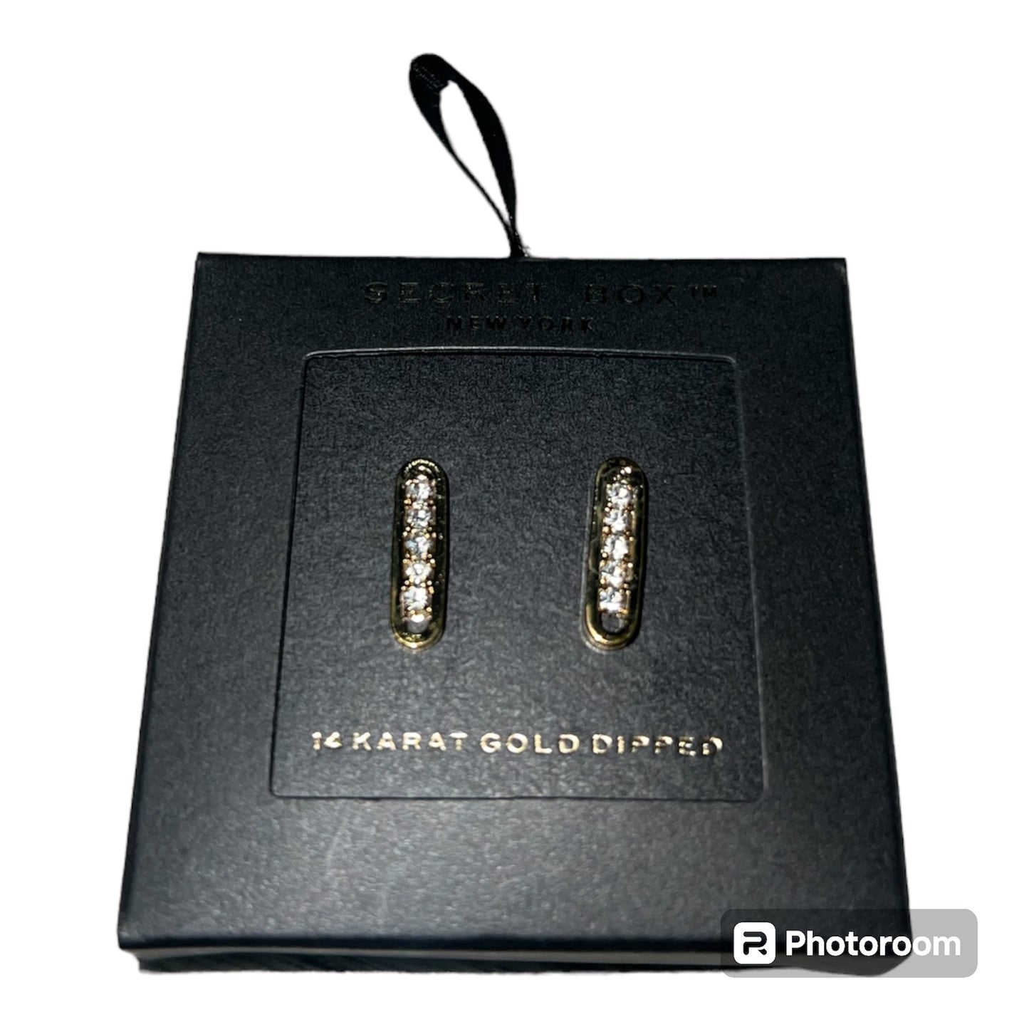 Secret Box Bar Earrings