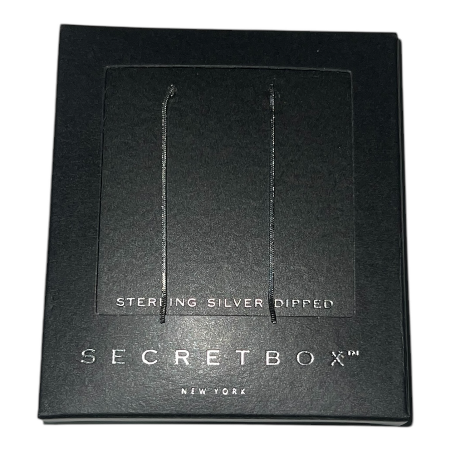 Silver Chain Dangle Earrings