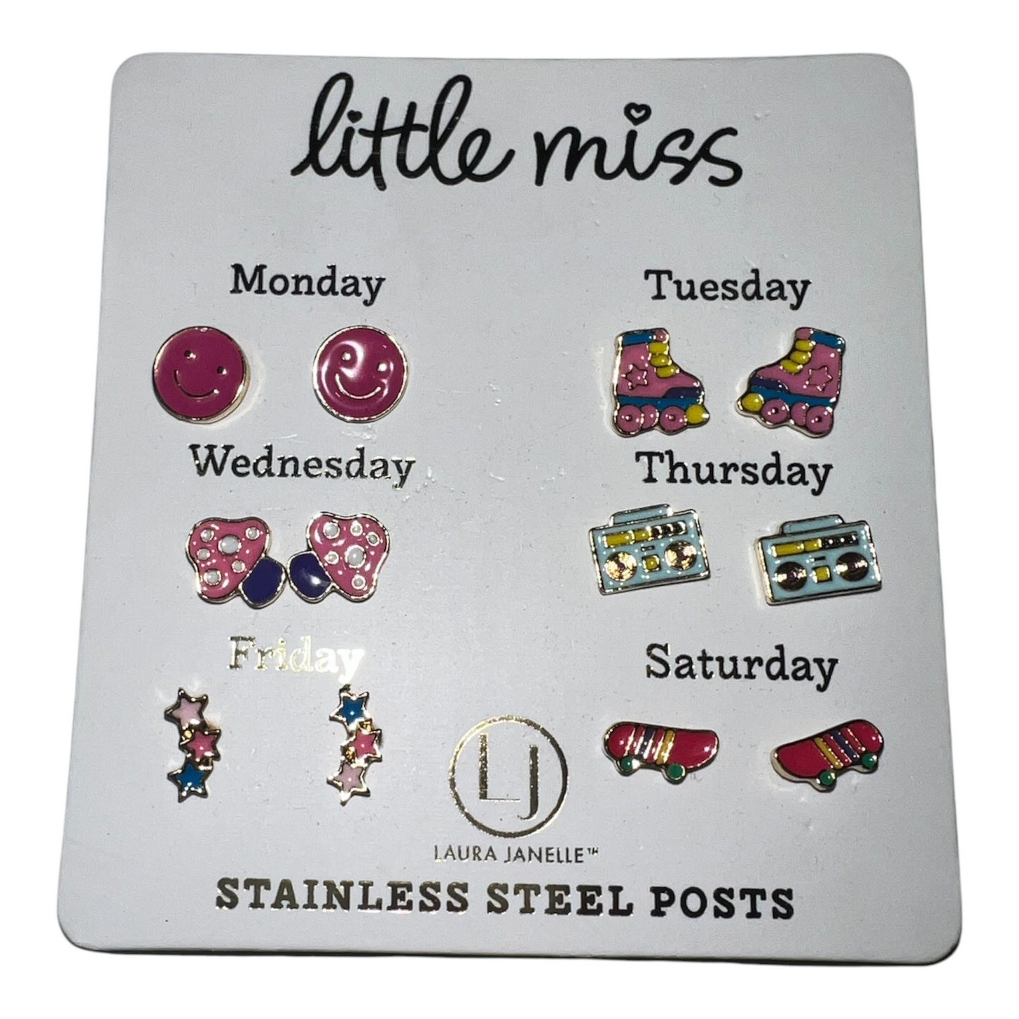 Retro Kids 6pk Earrings