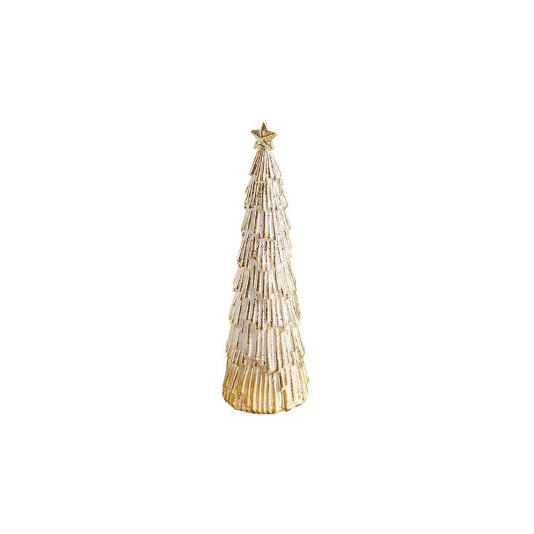 MS - Small Snowy Tree Figurine
