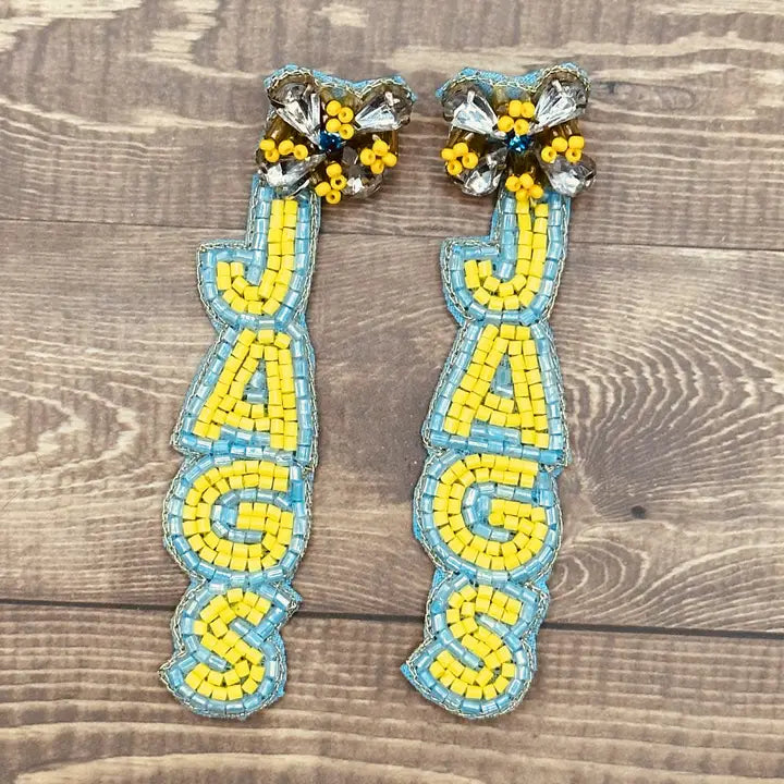 Southern University Jags Beaded Earrings