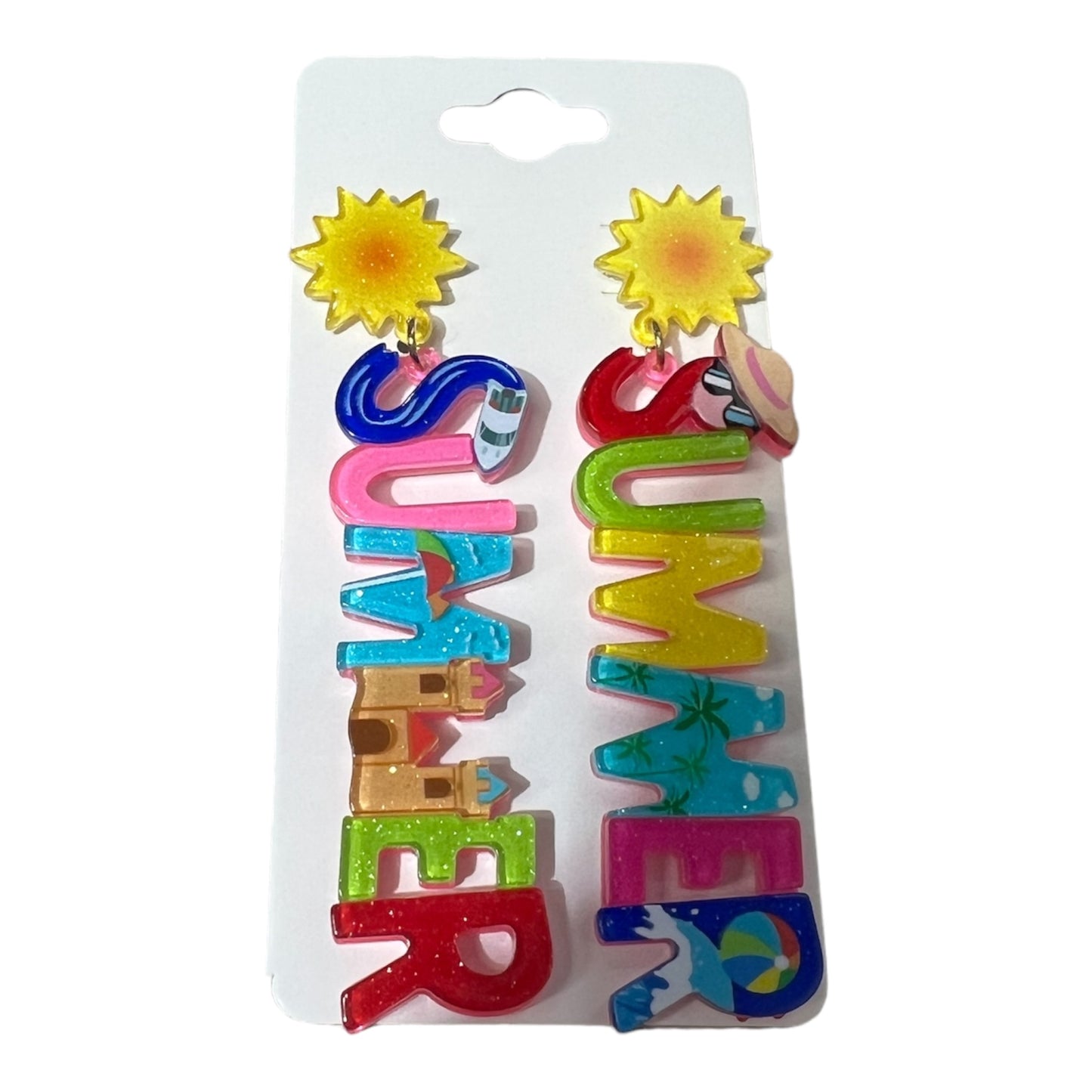 "Summer" with Sun Drop Earrings