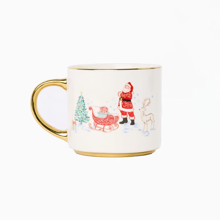 MS - Cafe Mug - Tidings & Toile