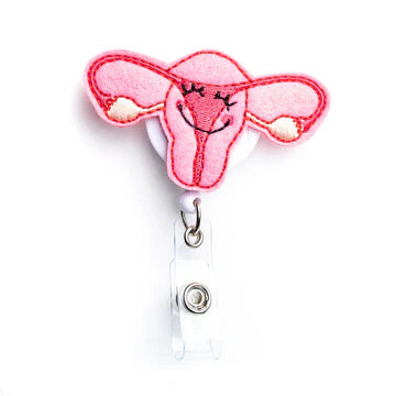 Uterus Badge Reel - Ascension Golf Carts, LLC